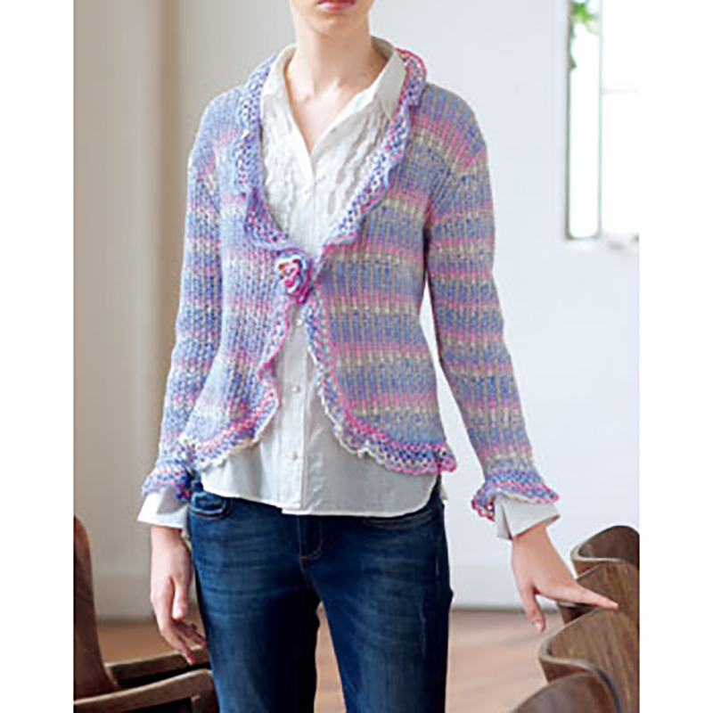 〈レシピ〉フリルカーディガン