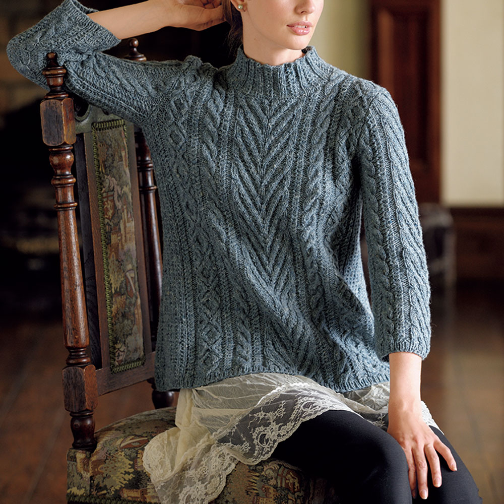 〈レシピ〉七分袖のハイネック・プル