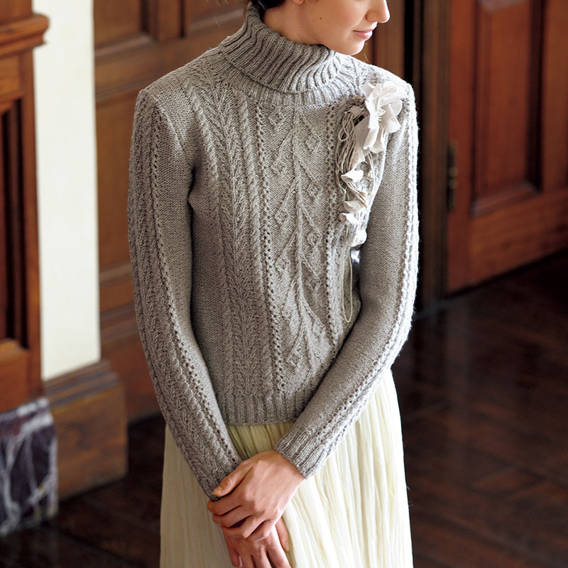 〈レシピ〉カフェオレ色のタートルネック・プル