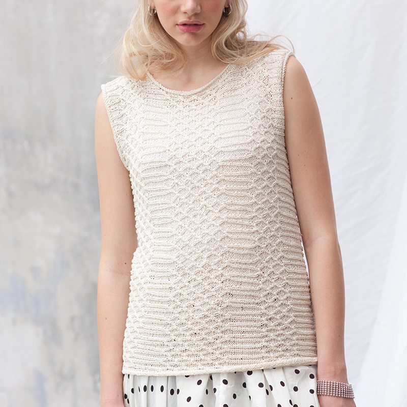 〈レシピ〉リネンのスリーブレス・プル