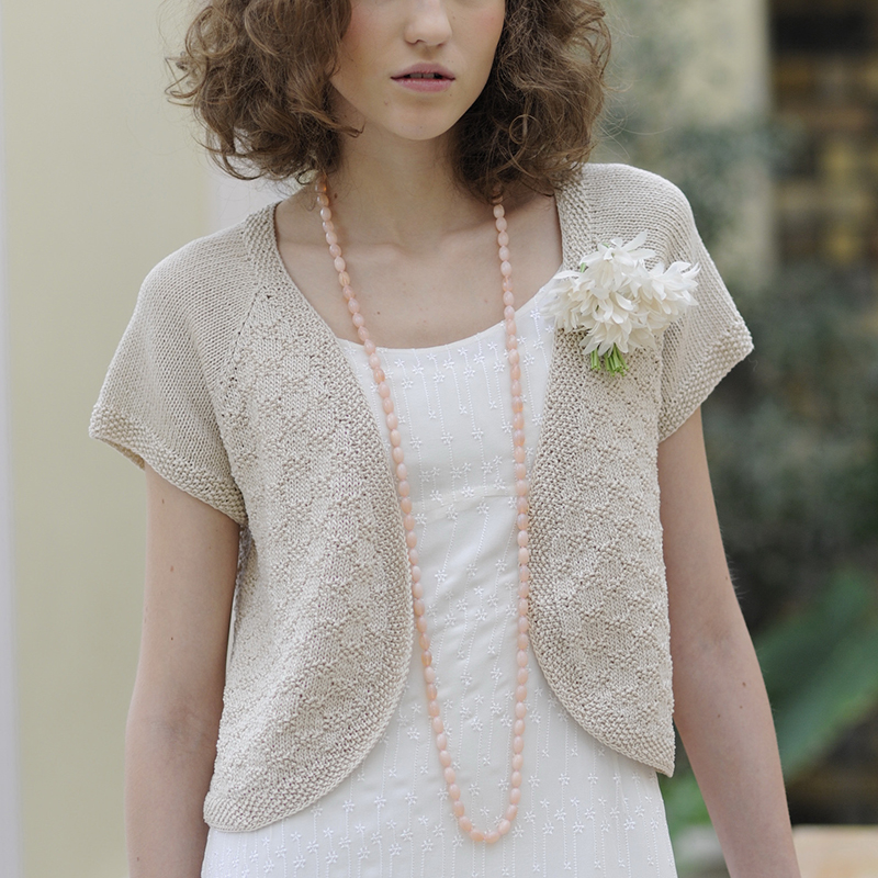 〈レシピ〉ラグラン袖のボレロ