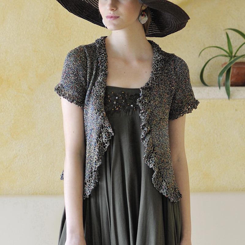 〈レシピ〉メリヤス編みのボレロ