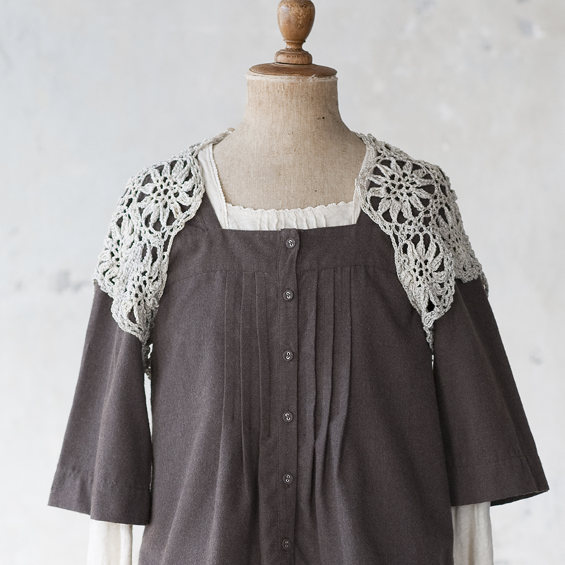 〈レシピ〉モチーフつなぎのボレロ