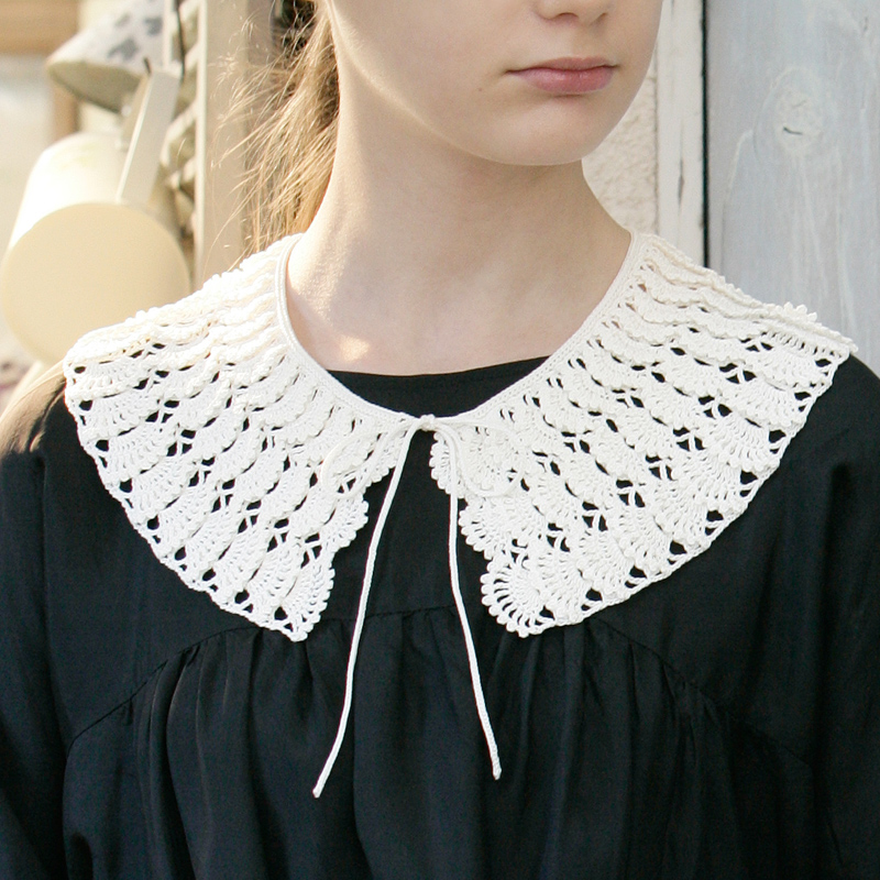 〈レシピ〉シェル模様のつけ衿