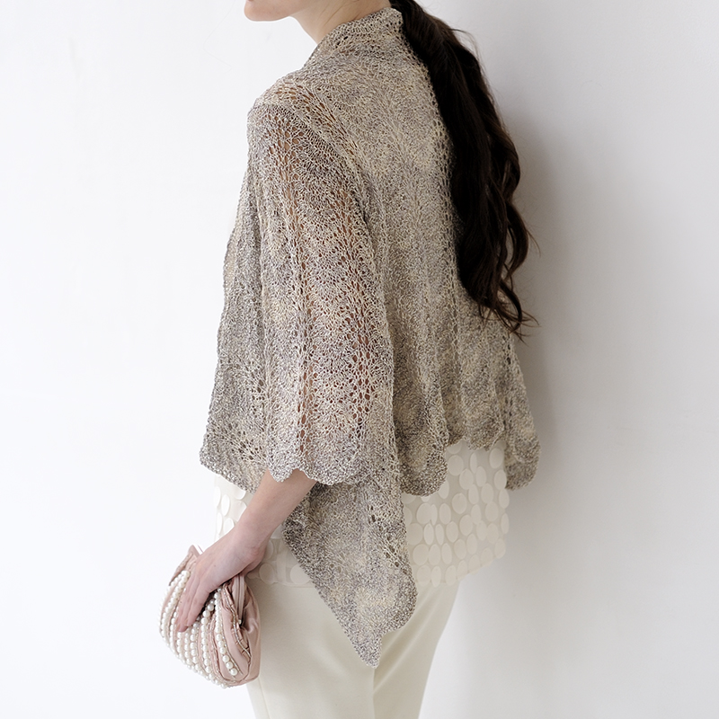 〈レシピ〉直線デザインのカーディガン