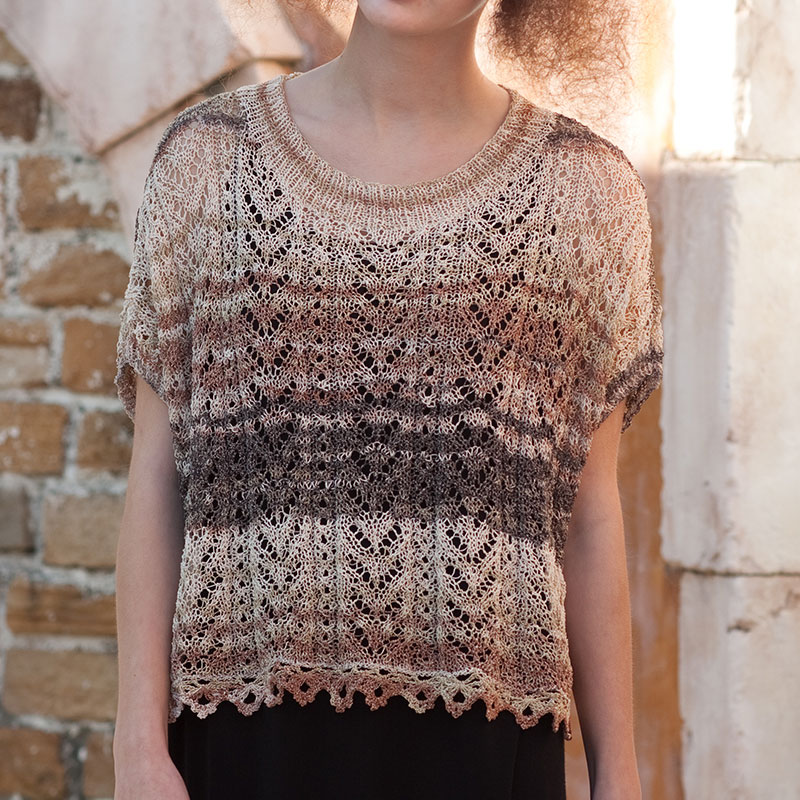 〈レシピ〉透かし模様のワイドプルオーバー