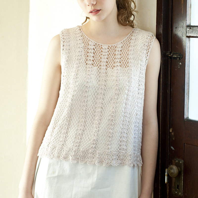 〈レシピ〉シェルレースのプルオーバー