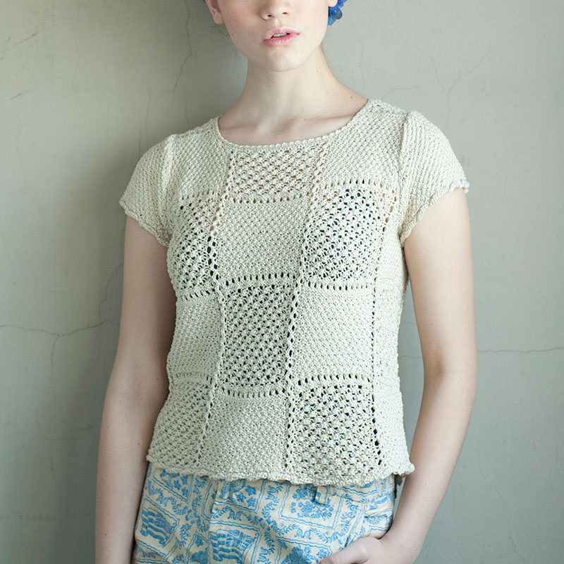 〈レシピ〉パッチワーク風模様のセーター