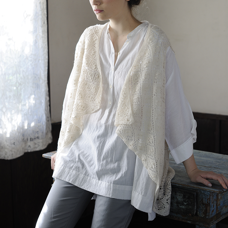 〈レシピ〉ダイヤモンド模様のジレ