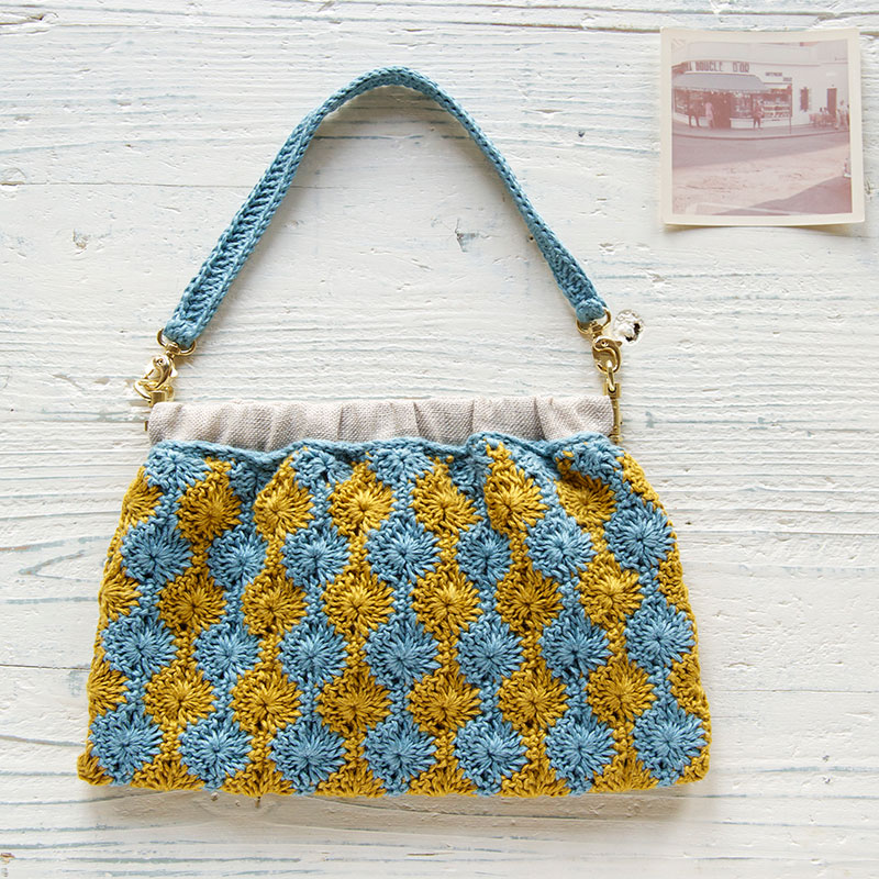 〈レシピ〉バネ口金のミニバッグ