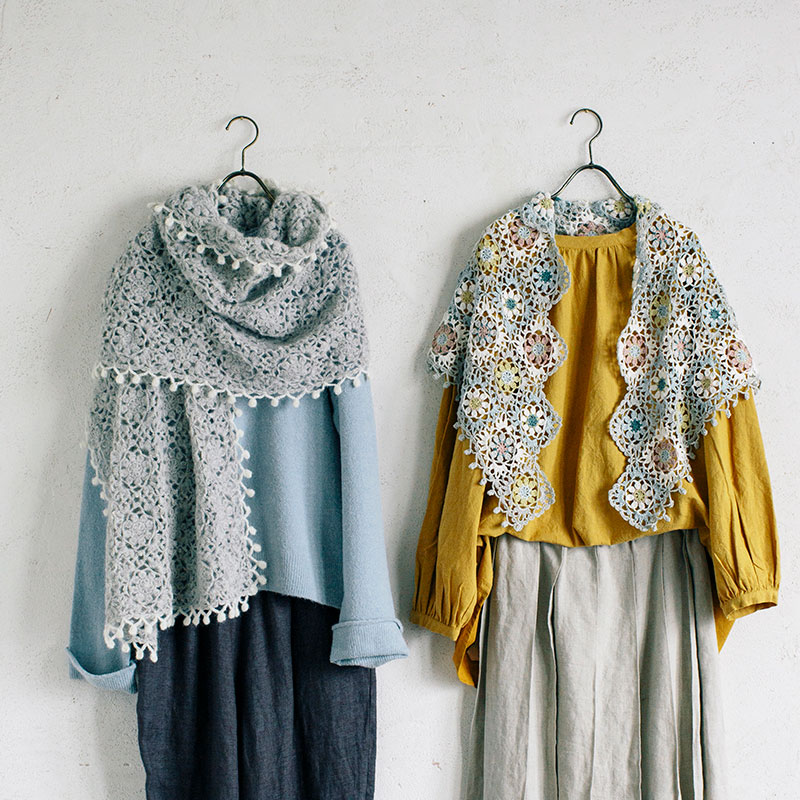 〈レシピ〉モチーフFeminineストール
