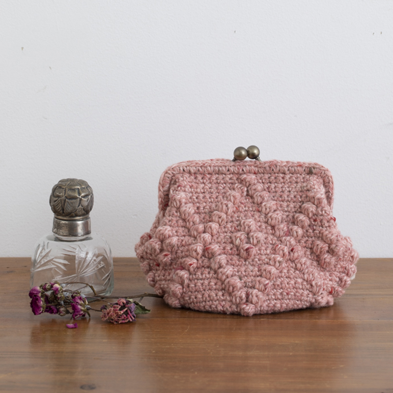 〈レシピ〉がま口ポーチ