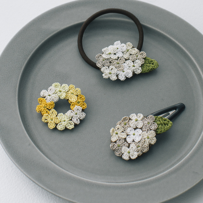 〈レシピ〉アジサイのアクセサリー