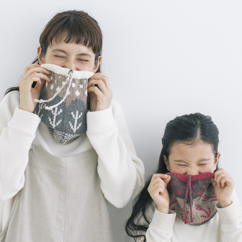 〈レシピ〉コード付きネックウォーマー