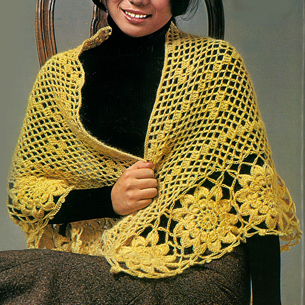 〈レシピ〉山吹色のストール