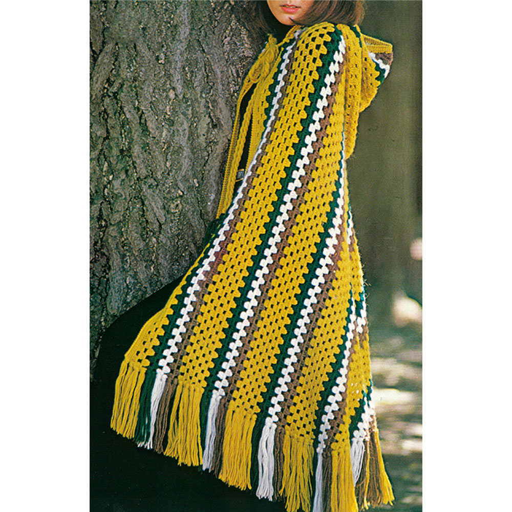 〈レシピ〉フード付きマント