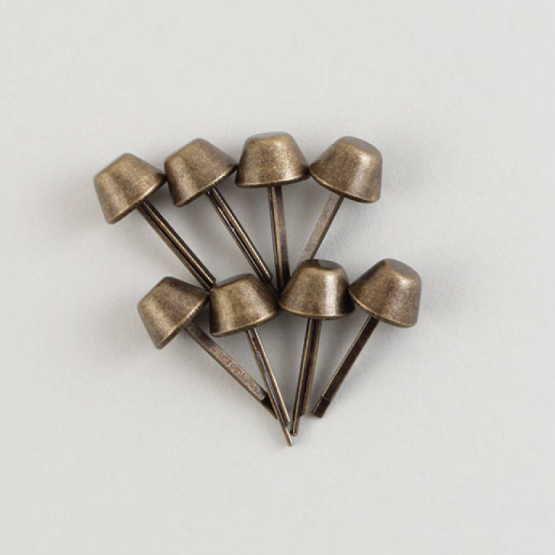 割ピン・ピエ9mm（アンティークゴールド）8個セット