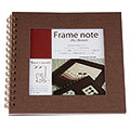 フレームノートＡＬ　ブラウン