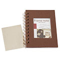 フレームノートＭＳ１ブラウン　メタル付キット