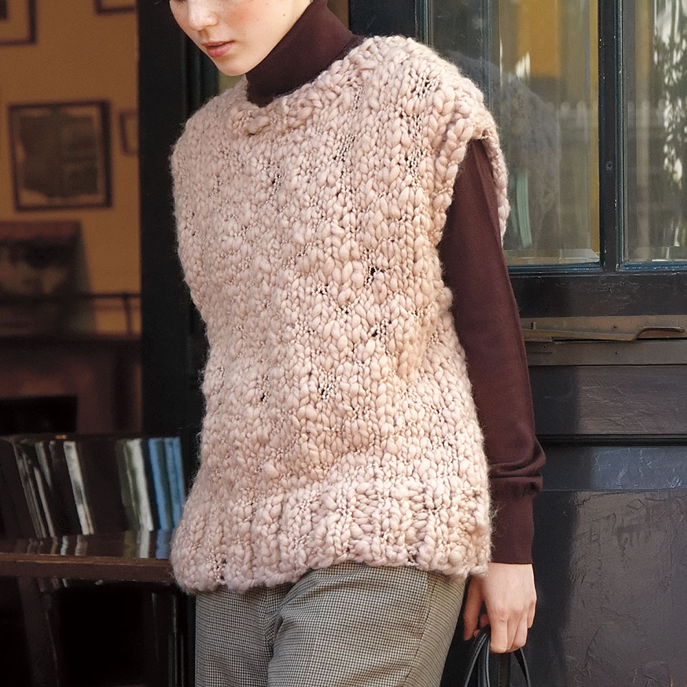 〈糸セット〉オーバーサイズベスト