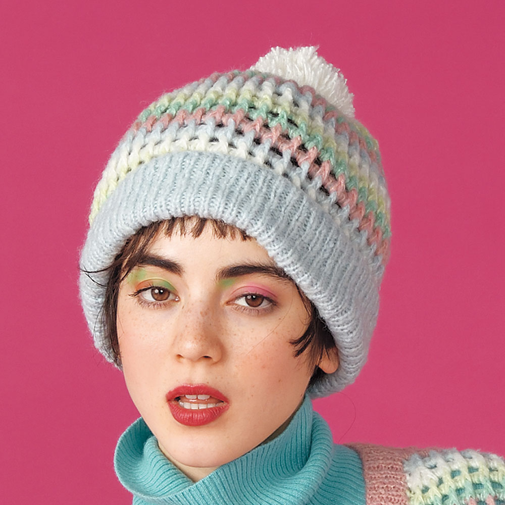 〈糸セット〉カラフルキュートな帽子