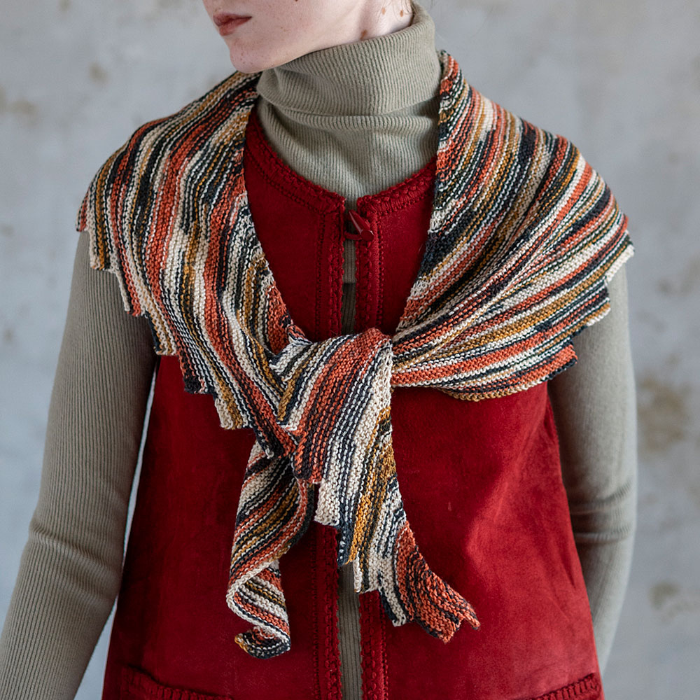 ドラゴンショール 茶系［編み図別売］