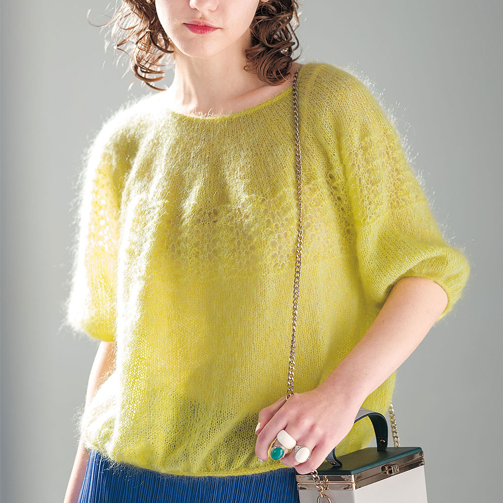 〈糸セット〉丸ヨークプルオーバー