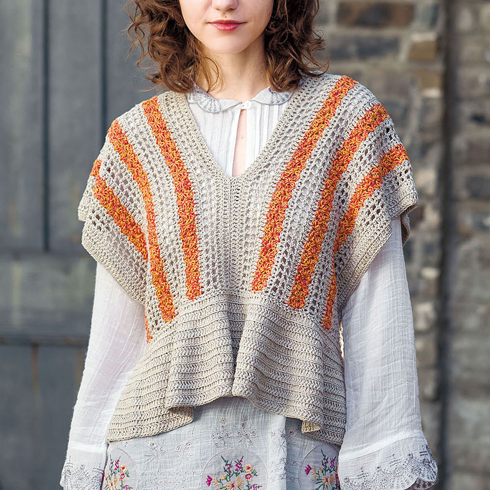 〈糸セット〉ストライプのベスト