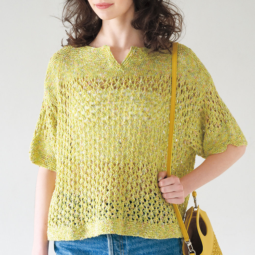 〈糸セット〉Vあきプルオーバー