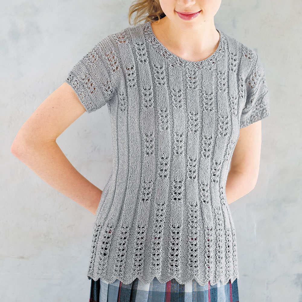 〈糸セット〉シンプルレースのプルオーバー