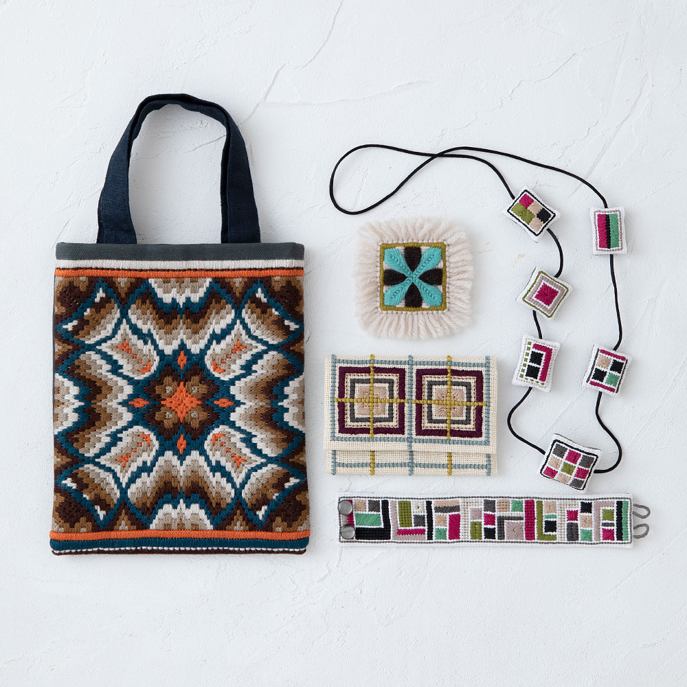 【毎月お届け】土橋のり子さんのニードルポイント 手づくりキット