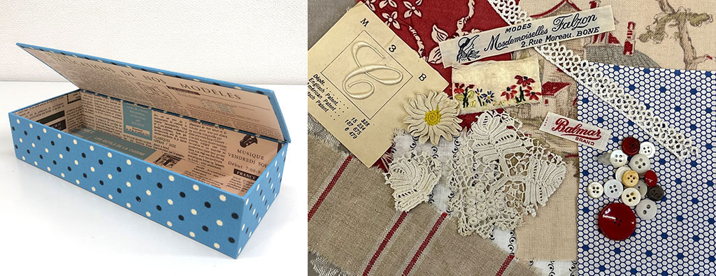 キルト塾スペシャルセミナー 小関鈴子with瀧澤直美　スペシャルコラボセミナー 「ファブリックコラージュのお道具箱」