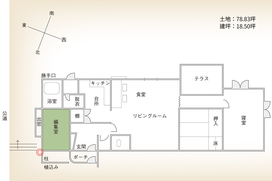 50周年史 P24 創業時の平面図