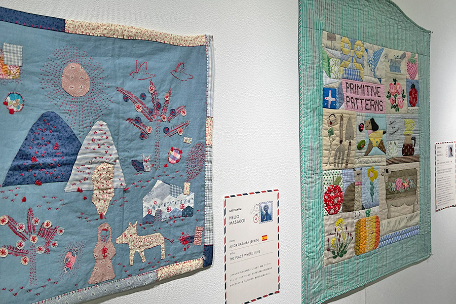 若山雅子先生の「物語をつなぐキルト展」展示作品7554