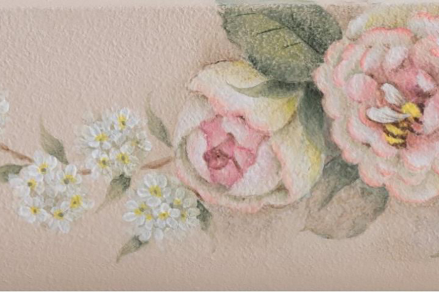 トールペイントの花歳時記 －バラ