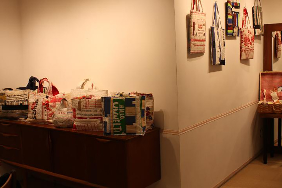 好きから生まれた布つなぎ　藤村洋子展