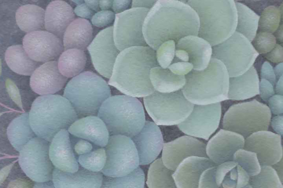 トールペイントの花歳時記 －サキュレント