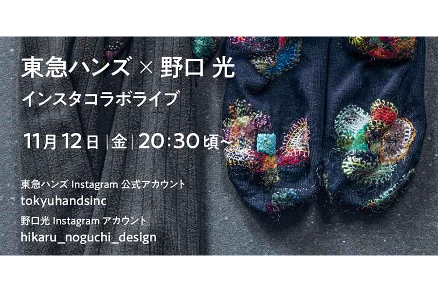 【インスタライブ開催】野口光さんのダーニング・ライブ