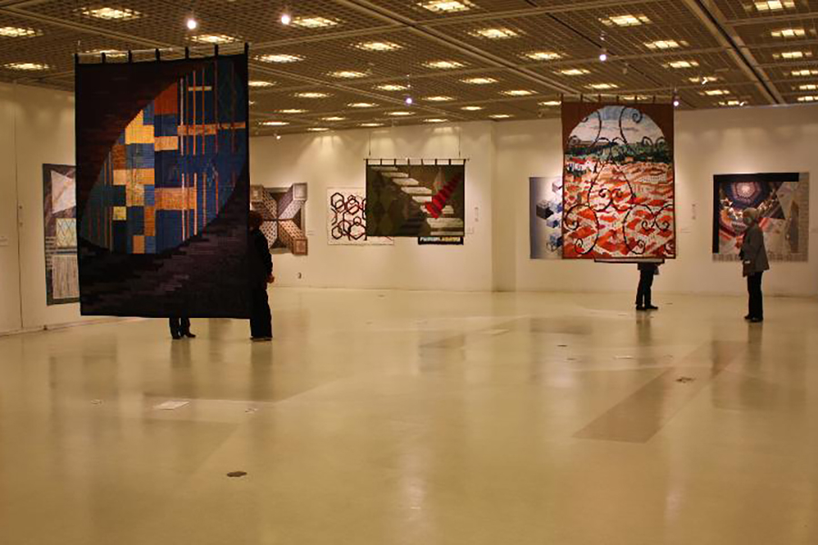 栄美子戸田ローブとニューゼファーズキルト展