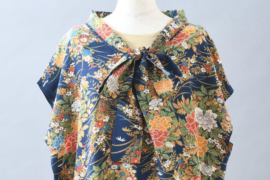 『きものリメイクサービス』 - リボンチュニック詳細説明 -