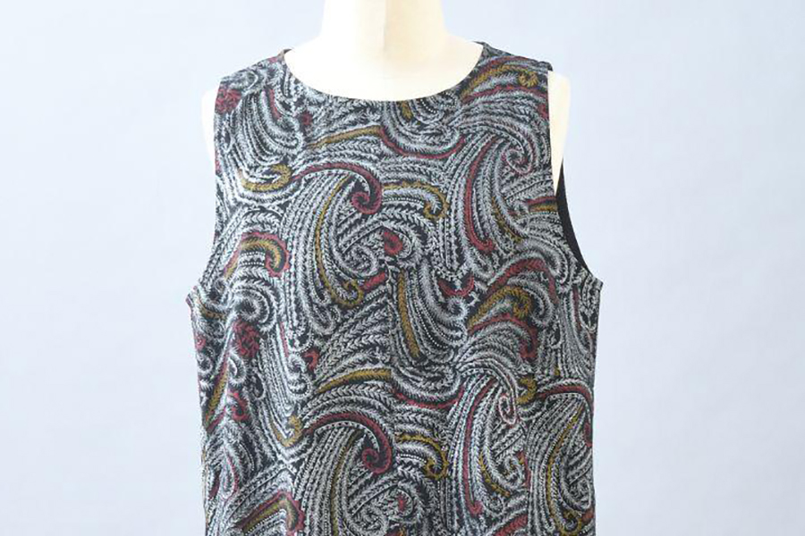 『きものリメイクサービス』 - Aライン ノースリーブワンピース詳細説明 -