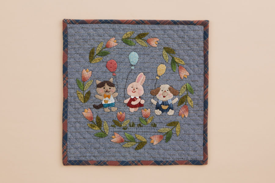 【WEB限定】チーリップのアップリケ針でかわいいアップリケに挑戦 図案 [2026年4月分]