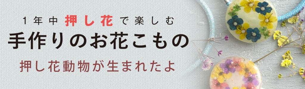 1年中押し花で楽しむ　手作りのお花こもの