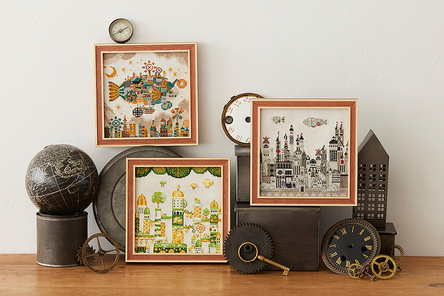 空想街雑貨店 空想の街 クロスステッチキット