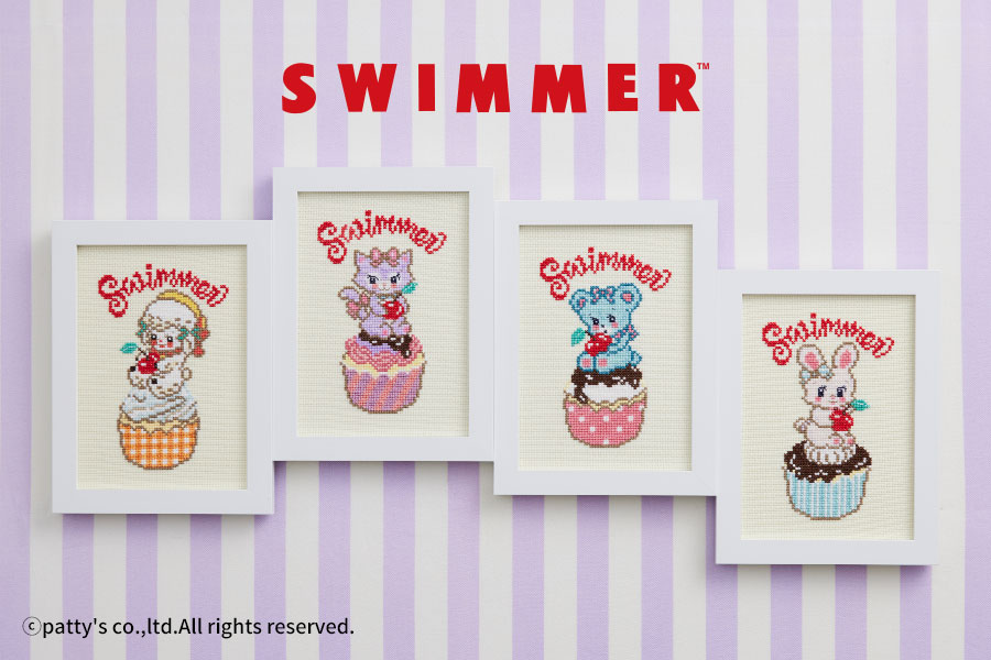 SWIMMERクロスステッチキット