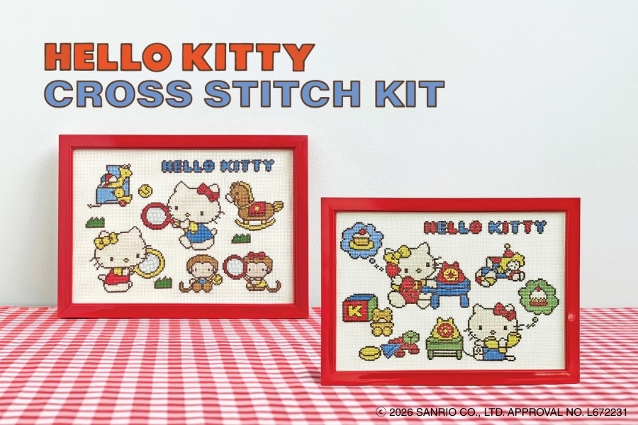 サンリオキャラクターズ ハローキティーのクロスステッチ第2弾が新発売