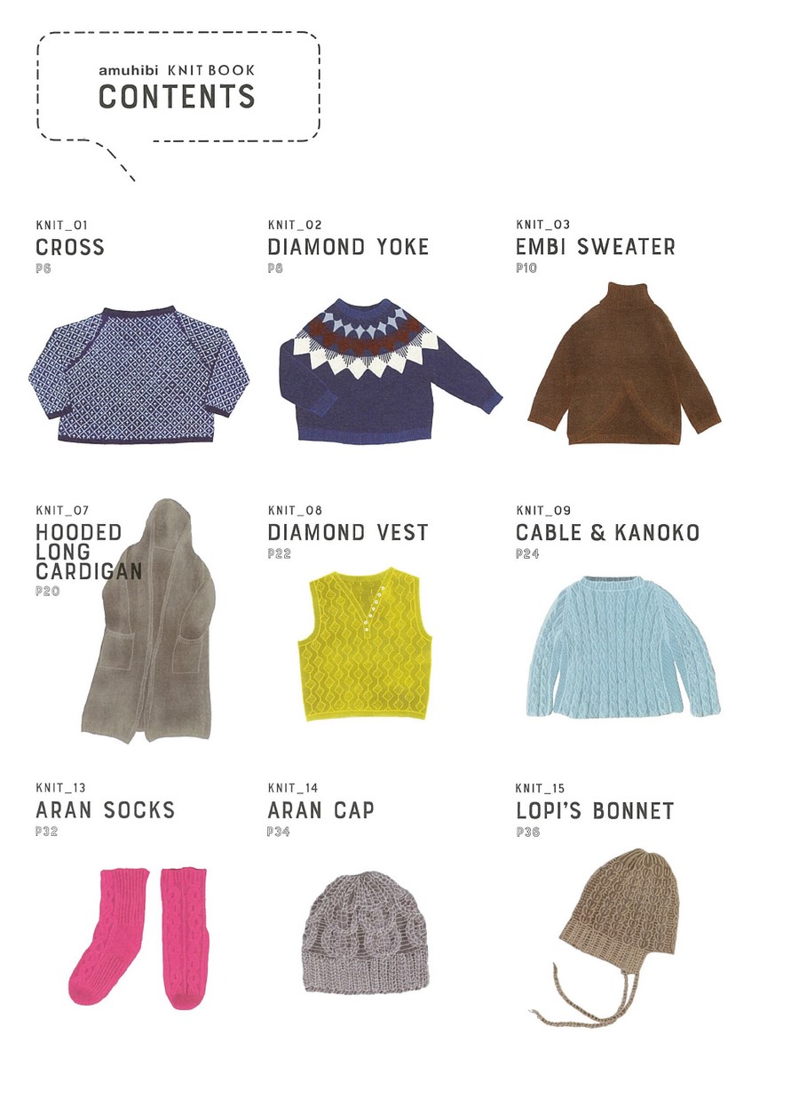 amuhibi DIAMOND YOKE キット amuhibi KNIT BOOK 2nd